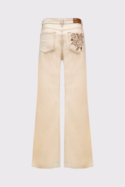 Baumwollhose mit weitem Bein und floralem Print (DOB Pants Wide Leg)