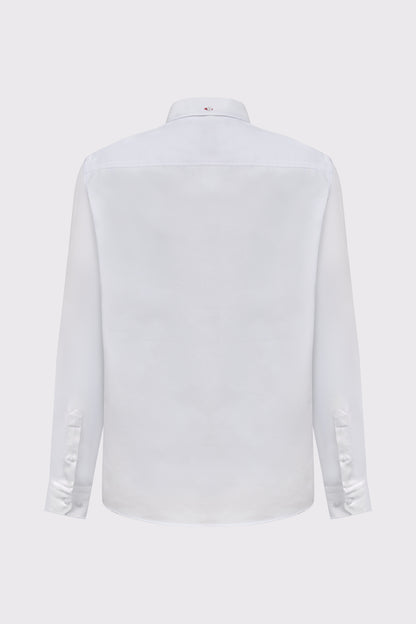Baumwoll-Button-Down-Hemd mit Brusttasche – modern & klar
