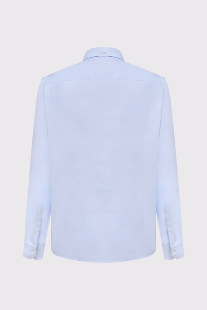 Baumwoll-Button-Down-Hemd mit Brusttasche – modern & klar