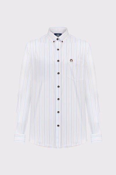 Modern Fit Hemd mit Streifendesign