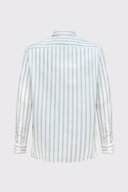 Herren Button-Down-Hemd Streifen – Baumwolle-Elasthan, Modern Fit