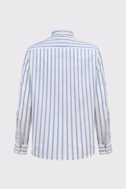 Herren Button-Down-Hemd Streifen – Baumwolle-Elasthan, Modern Fit