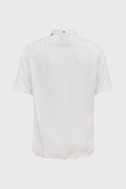 Herren Kurzarmhemd Viskose – Button-Down & Modern Fit