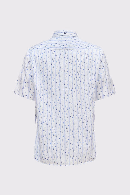 Modern Fit Hemd mit maritimer Inspiration
