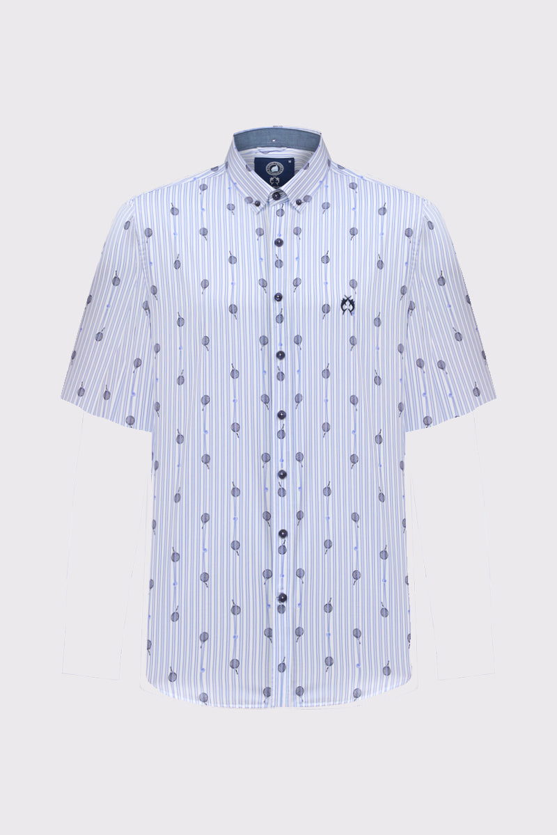 Modern Fit Hemd mit maritimer Inspiration