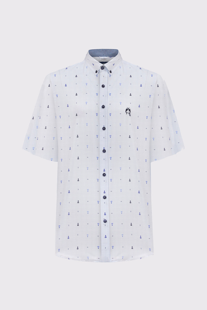 Modern Fit Hemd mit maritimer Inspiration