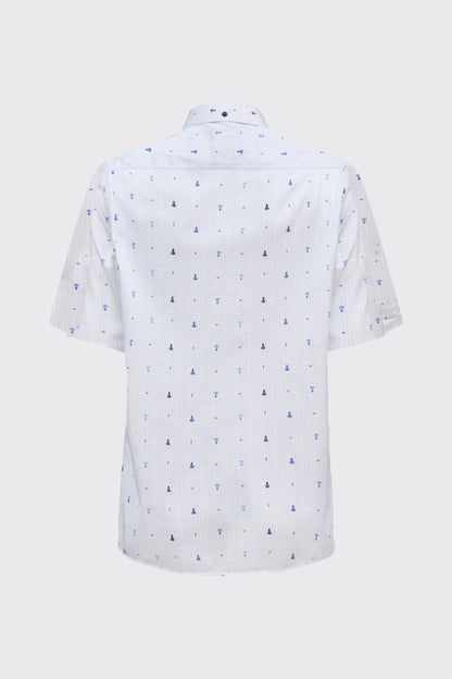 Modern Fit Hemd mit maritimer Inspiration