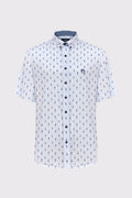 Modern Fit Kurzarmhemd mit Print