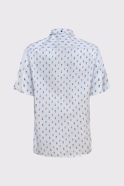 Modern Fit Kurzarmhemd mit Print