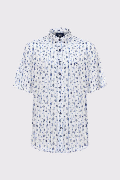 Modern Fit Kurzarmhemd mit Print
