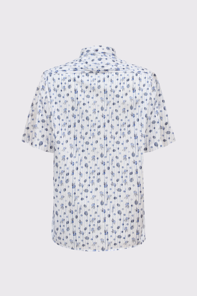Modern Fit Kurzarmhemd mit Print