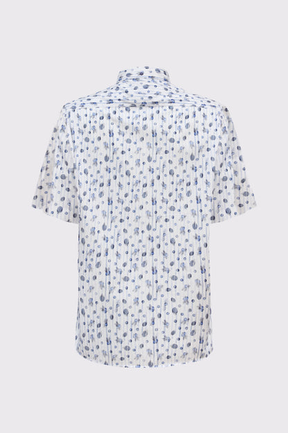 Modern Fit Kurzarmhemd mit Print