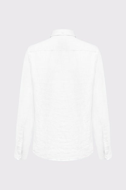 Herrenhemd aus 100% Leinen mit Modern Fit. Atmungsaktiv, leicht und ideal für stilvolle Sommer- und Casual-Looks