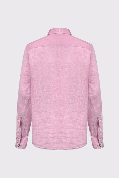Herrenhemd aus 100% Leinen mit Modern Fit. Atmungsaktiv, leicht und ideal für stilvolle Sommer- und Casual-Looks