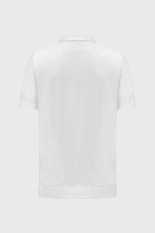 Fine-knit polo shirt made from a viscose blend – Smooth texture & modern fit
