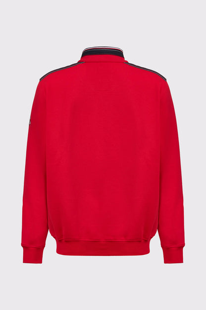 Claudio Campione Yachting Sweatshirt aus Baumwolle mit Stehkragen-Zip
