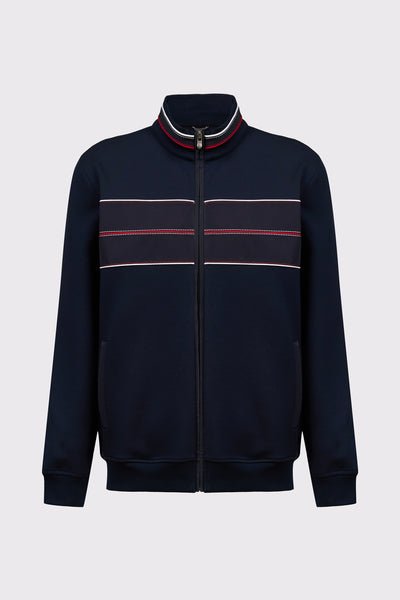 Claudio Campione Yachting Kapuzen-Sweatjacke aus Baumwolle