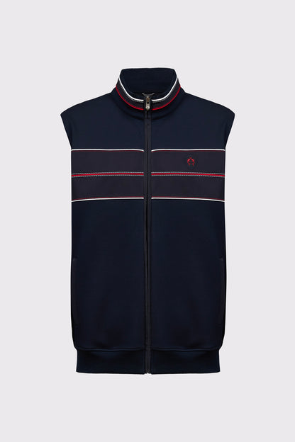 Claudio Campione Yachting Bodywarmer mit Kontraststreifen