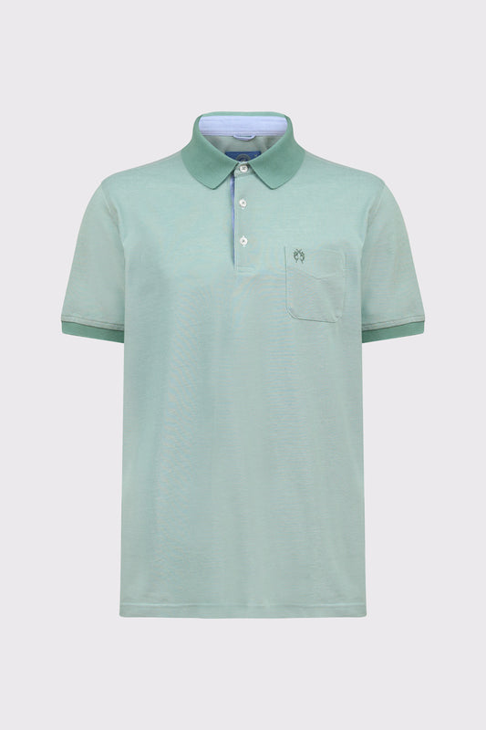 Men's Polo Shirt with Chest Pocket – Cotton-Polyester