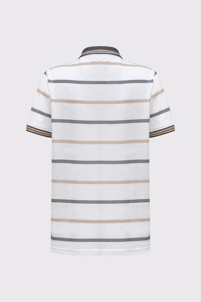 Herren Polo-Shirt mit Streifen