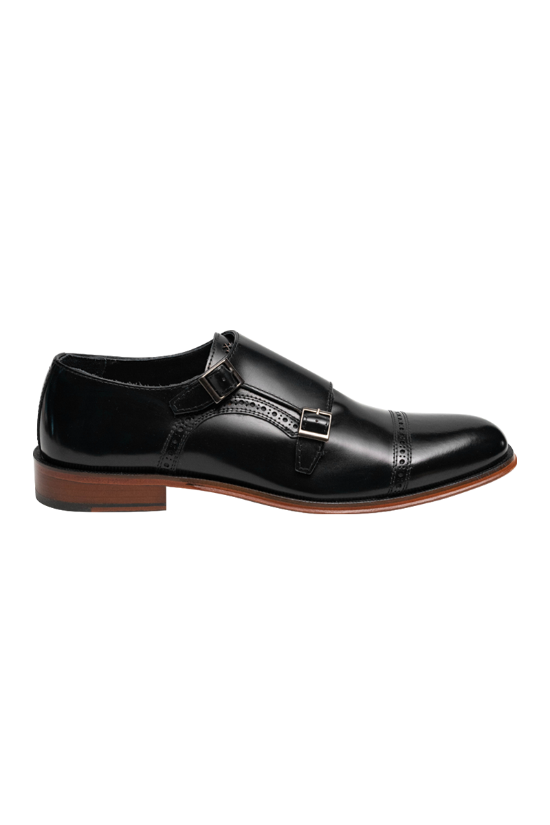 3755603_93000 Lir delikli, welt dikişli ve deri dış tabanlı şık Derby brogue ayakkabı.