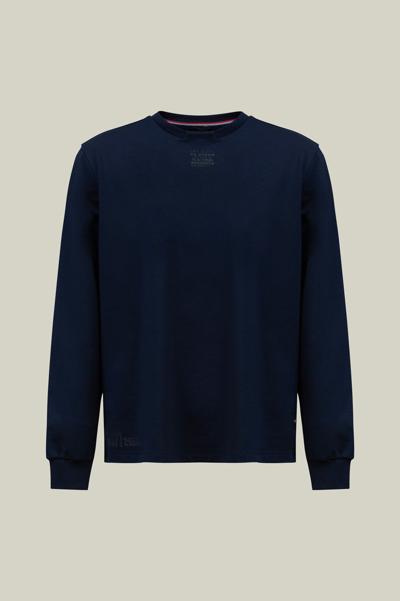 Classic men's sweatshirt in navy