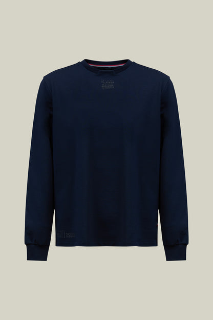 Classic men's sweatshirt in navy