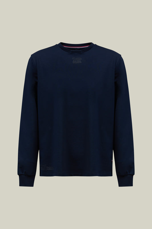 Classic men's sweatshirt in navy