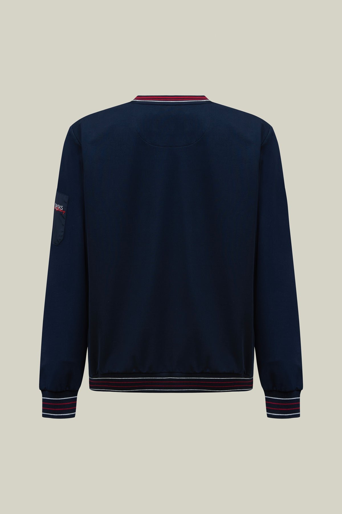 Modern Basic Herren-Sweatshirt in Farbe Navy
