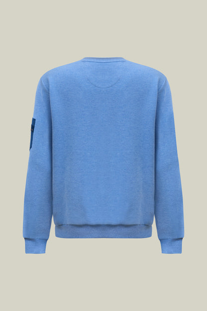 Herren Sweatshirt in hochwertiger Selanik-Struktur