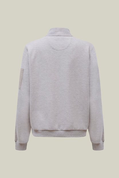 Men's sweatshirt with concealed zipper – sporty and modern