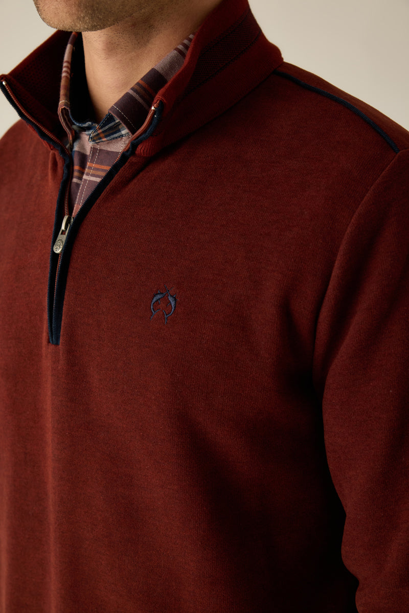 Herren Sweatshirt mit Stehkragen und Zipper – sportiv und modern