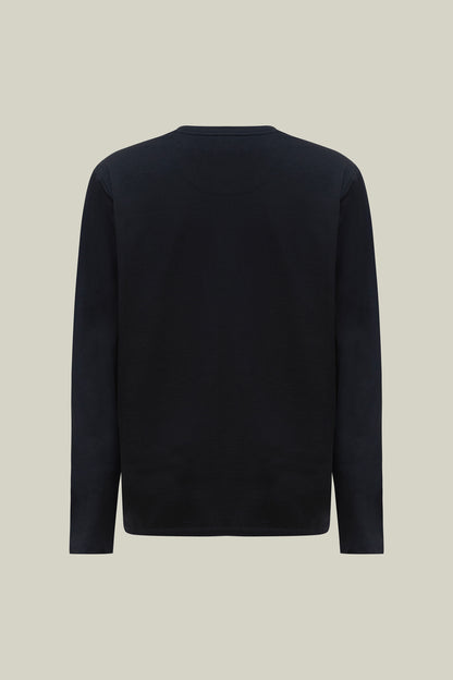 Herren Longsleeve Schwarz
