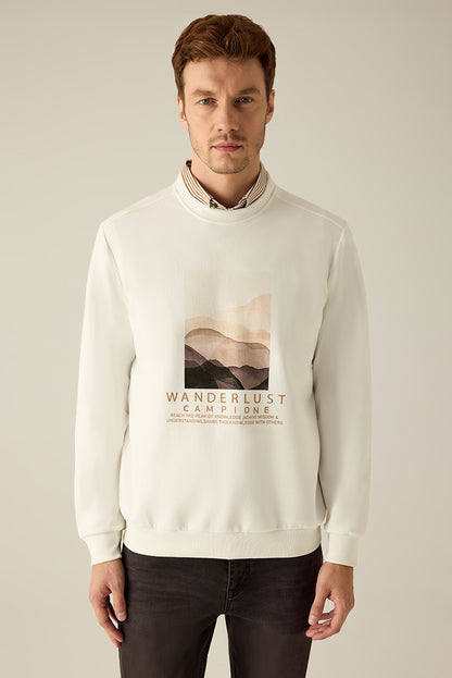 Sweatshirt Wanderlust Beige