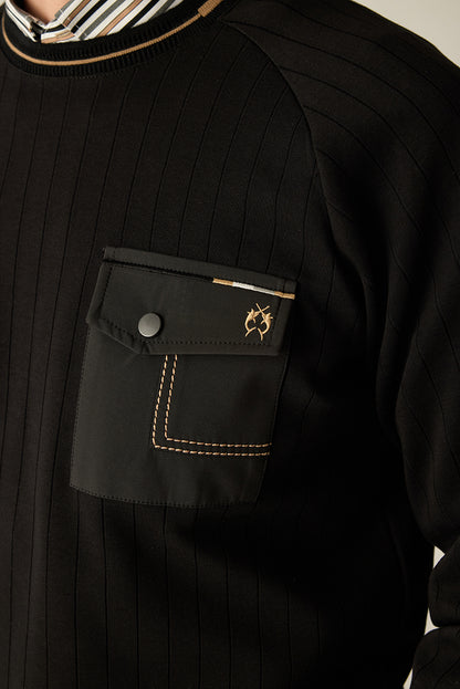 Men's sweatshirt in black