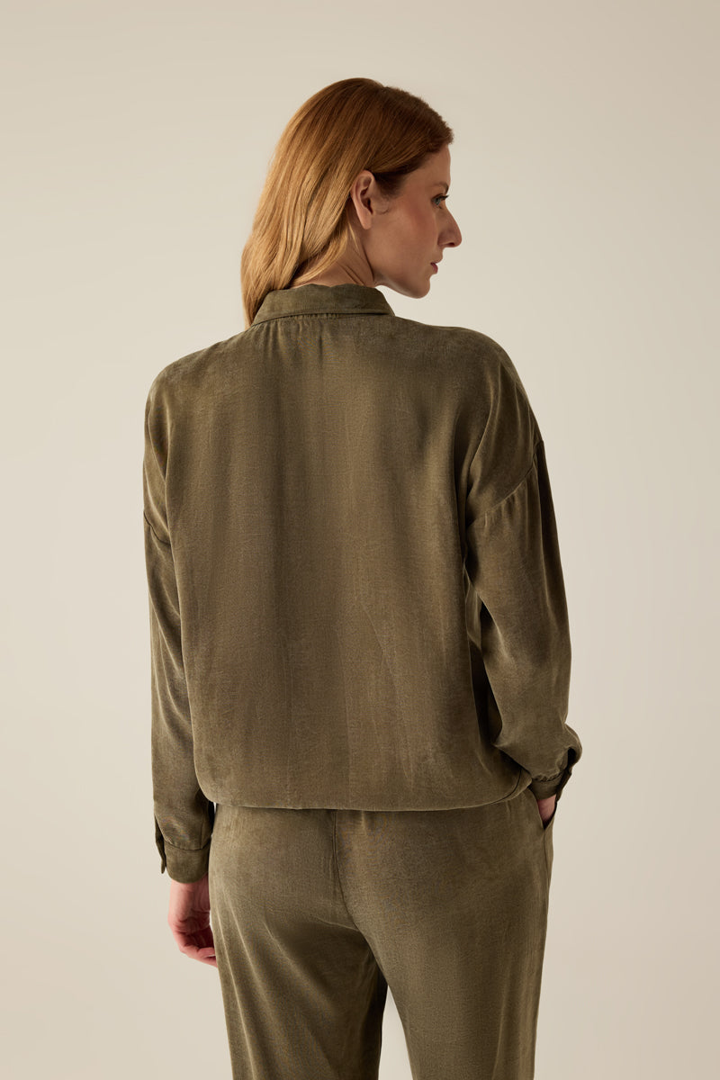 Damen Bluse khaki