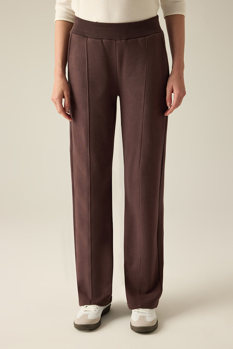 Damen Hose Braun – Weit & Bequem