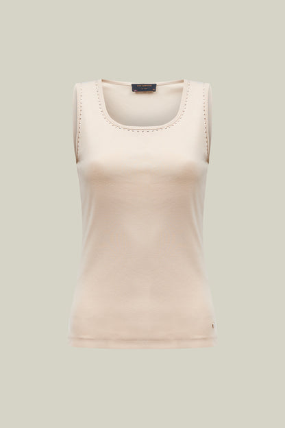Damen Top – Beige