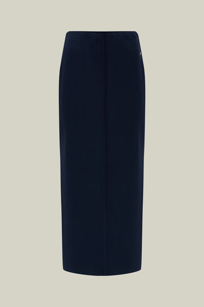 Damen Rock – Eleganter Maxirock in Navy