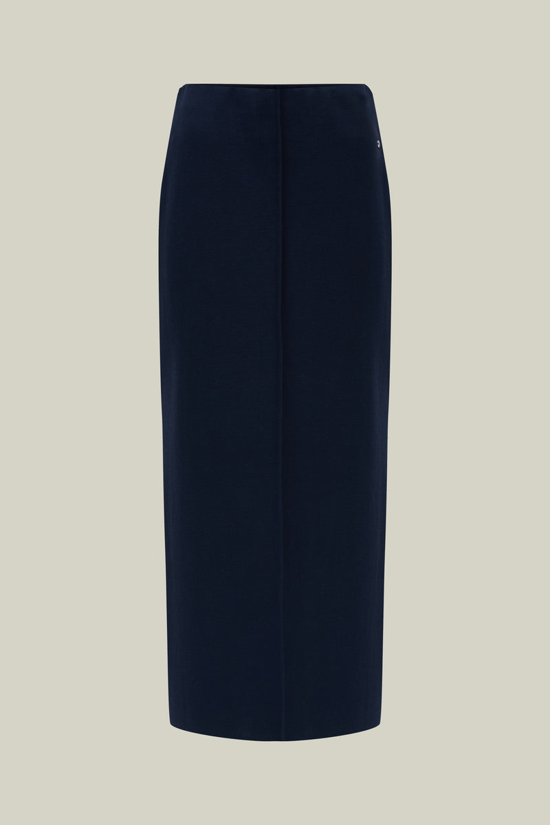 Kadın Etek – Lacivert Şık Uzun Etek