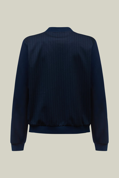 Women's pinstripe jacket – Navy