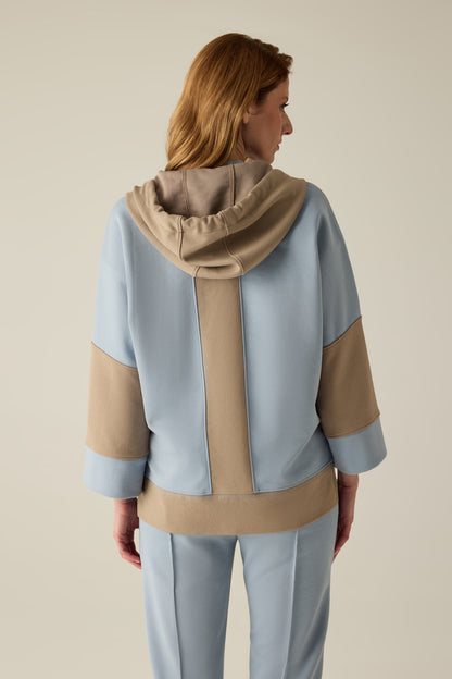Women's sweat jacket - relaxed fit