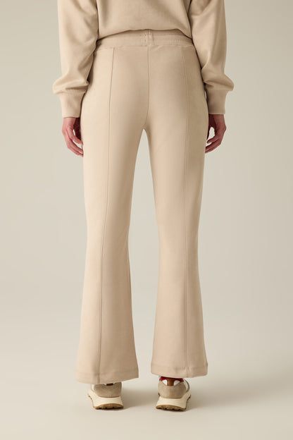 Velourhose Damen – Sand Casual Style