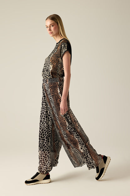 Women's trousers – animal print