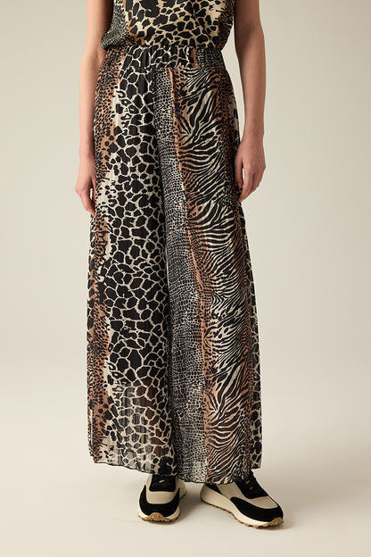 Women's trousers – animal print