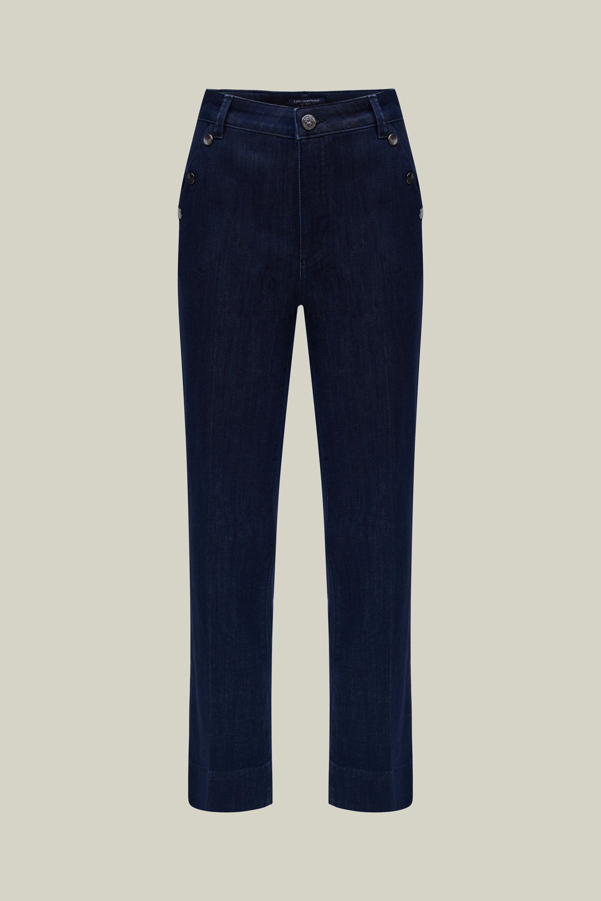 Elegant Dark Blue Women's Trousers