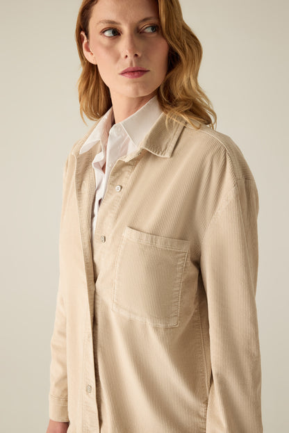 Damen Bluse Beige