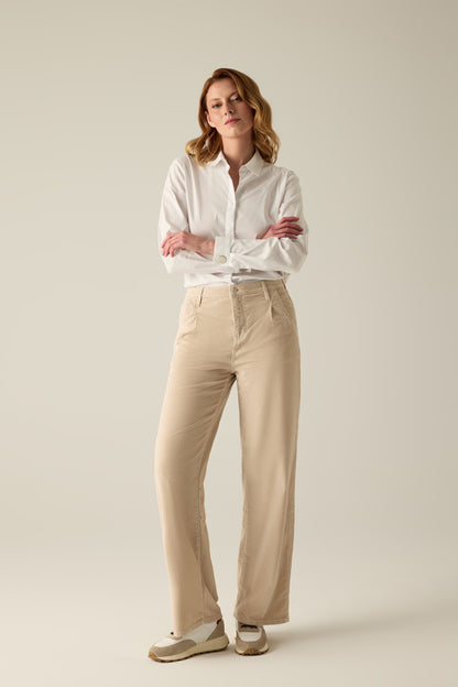 Beige Damen Hose