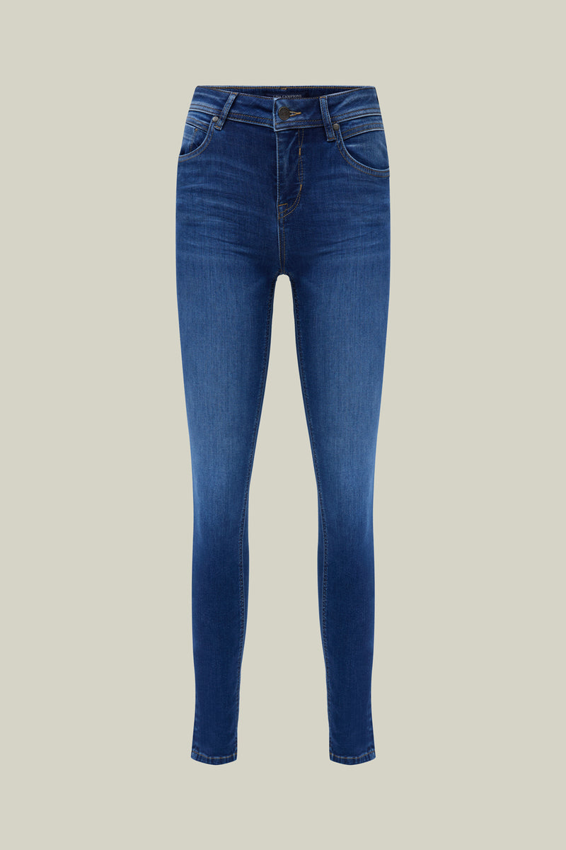 Damen Denim – Dark Blue Jeans mit perfekter Passform