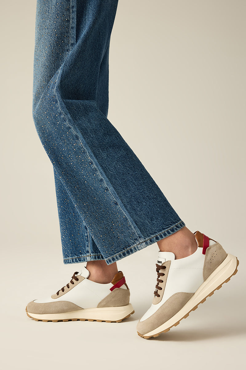 Blue Damen Jeans mit Glitzereffekt